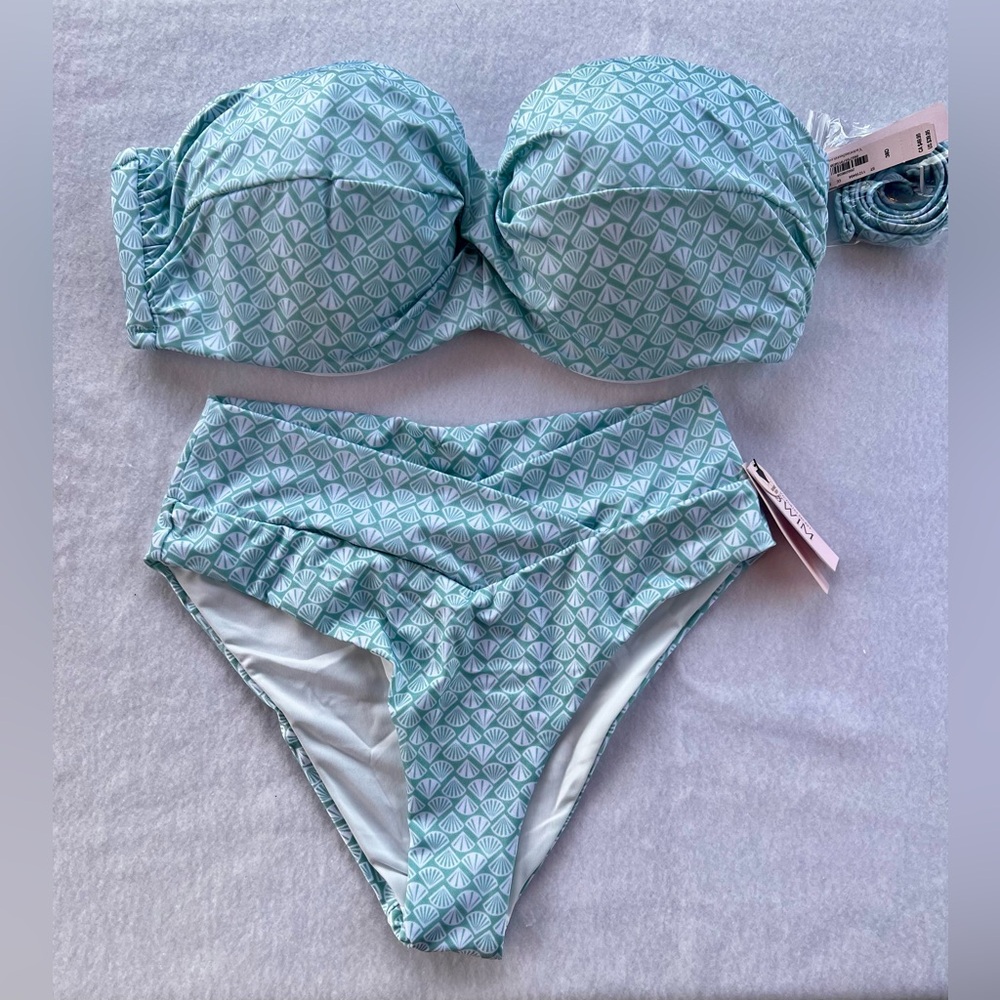 PINK Victoria’s Secret Swim - Green/White